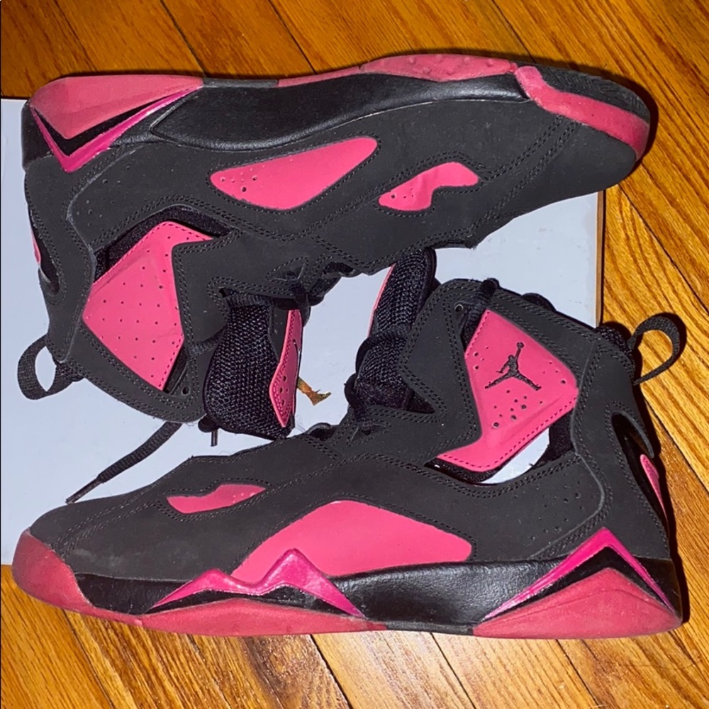 Air Jordan True Flight Pink & Black✨